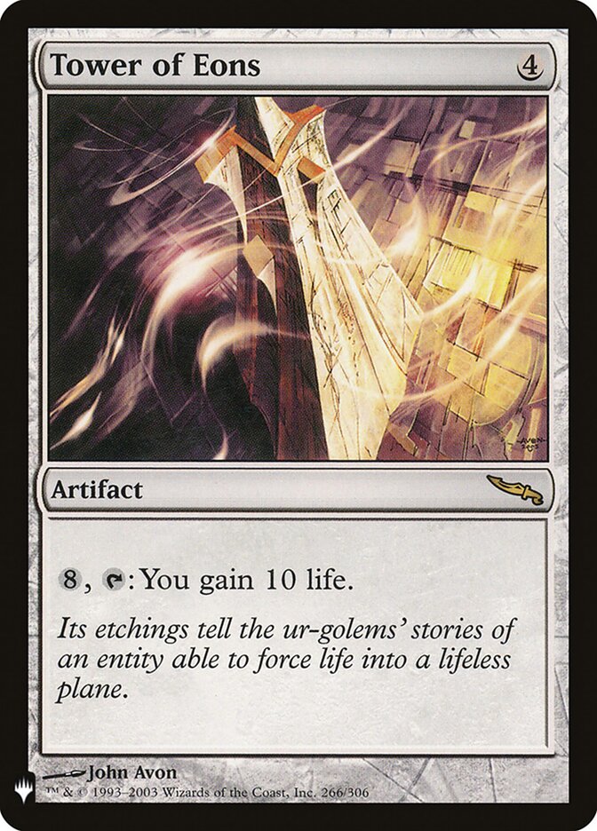 Tower of Eons (MRD-266) - The List (PLST)