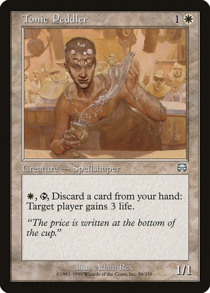 Tonic Peddler (54) - Mercadian Masques (MMQ)