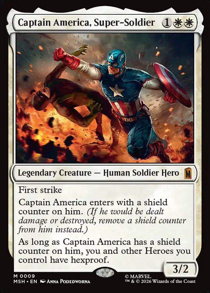 Captain America, Super-Soldier (9) - Marvel Super Heroes (MSH)