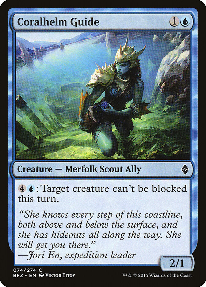 Coralhelm Guide (74) - Battle for Zendikar (BFZ)