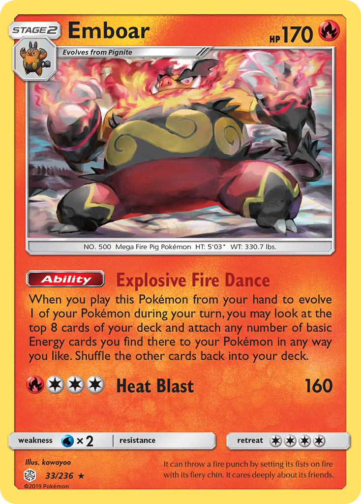 Emboar (33/236) - Cosmic Eclipse (CEC)