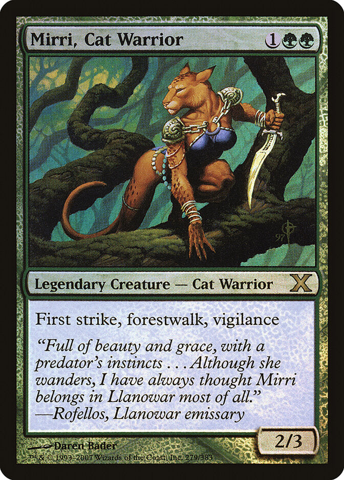 Mirri, Cat Warrior (279) - Tenth Edition (10E)
