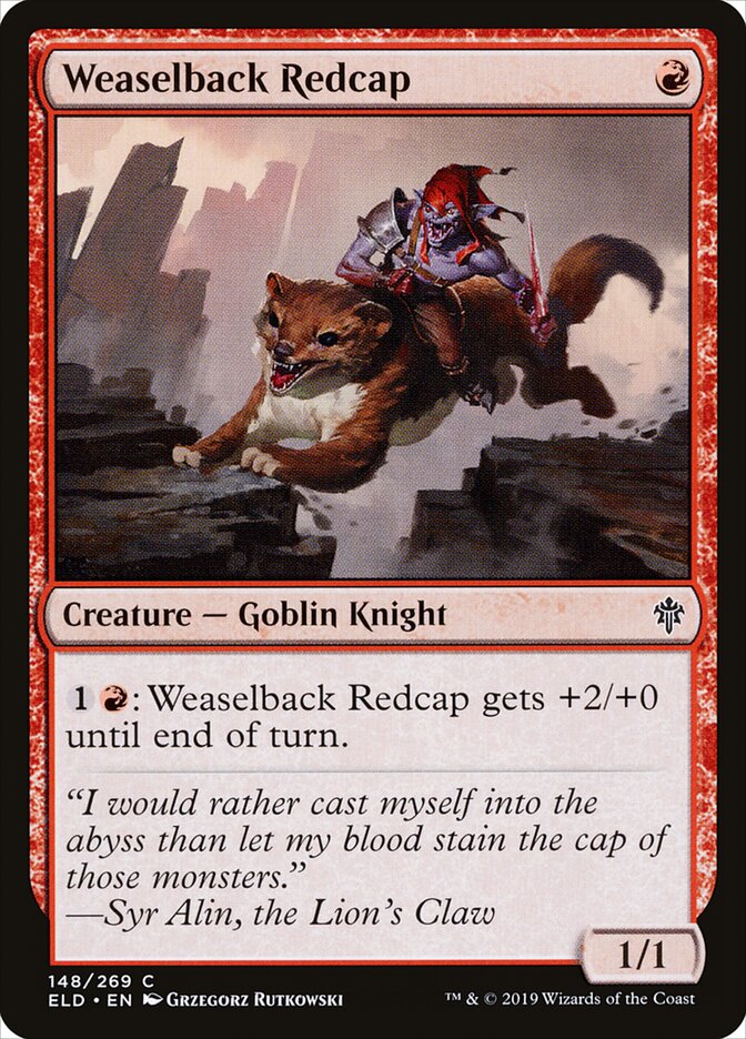 Weaselback Redcap (148) - Throne of Eldraine (ELD)