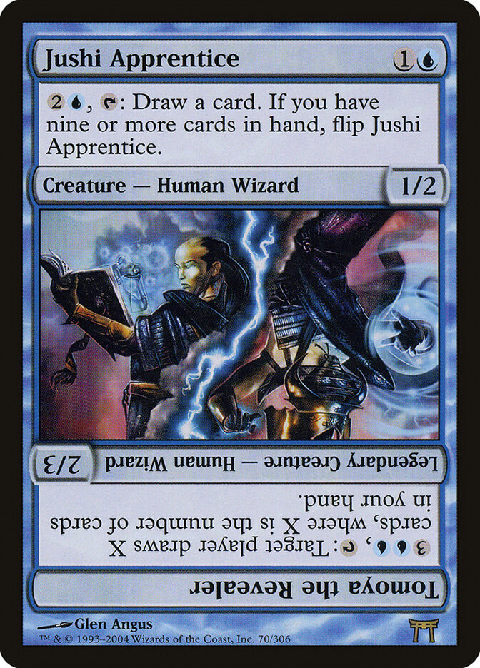 Jushi Apprentice // Tomoya the Revealer (70) - Champions of Kamigawa (CHK)