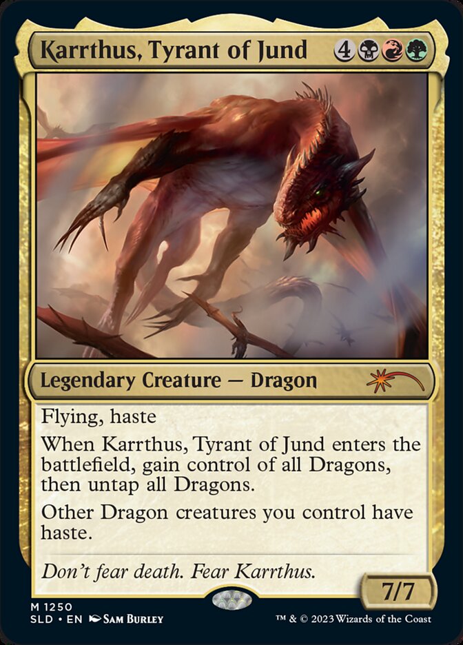 Karrthus, Tyrant of Jund (1250) - Secret Lair Drop (SLD)