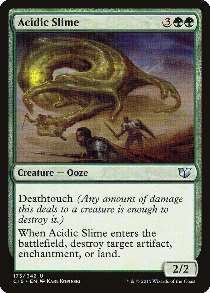 Acidic Slime (173) - Commander 2015 (C15)
