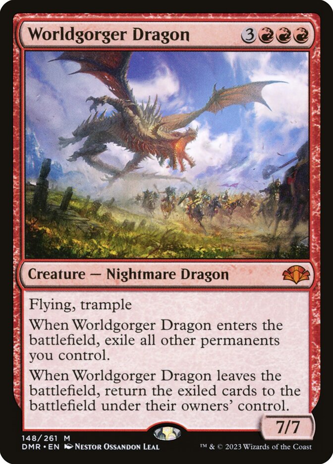 Worldgorger Dragon (148) - Dominaria Remastered (DMR)