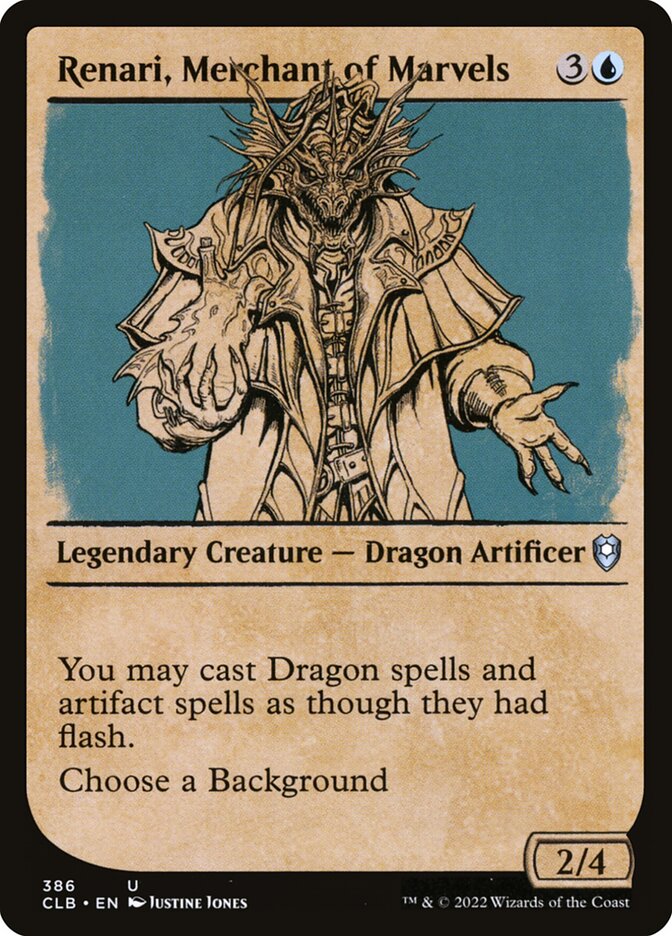 Renari, Merchant of Marvels (386) - Commander Legends: Battle for Baldur's Gate (CLB)