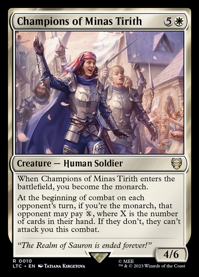 Champions of Minas Tirith (10) - Tales of Middle-earth Commander (LTC)