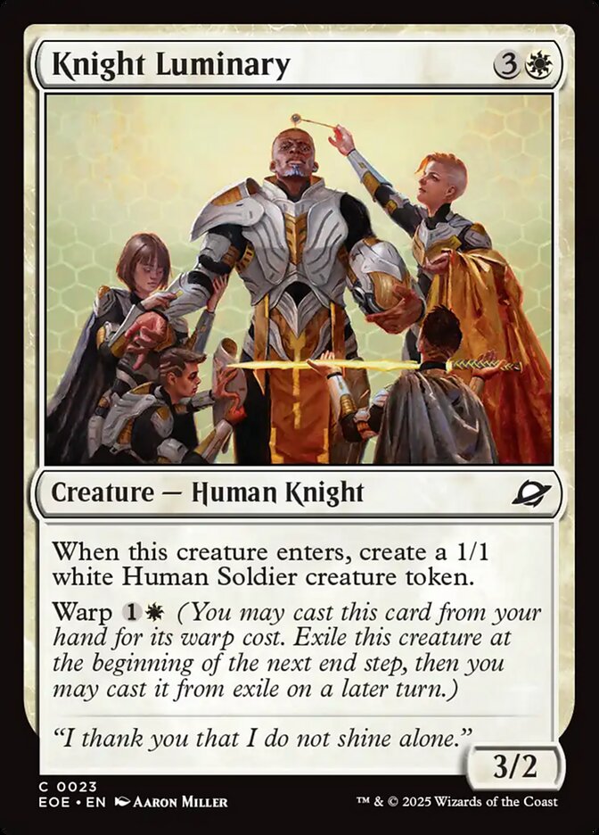 Knight Luminary (23) - Edge of Eternities (EOE)