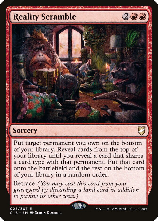 Reality Scramble (25) - Commander 2018 (C18)