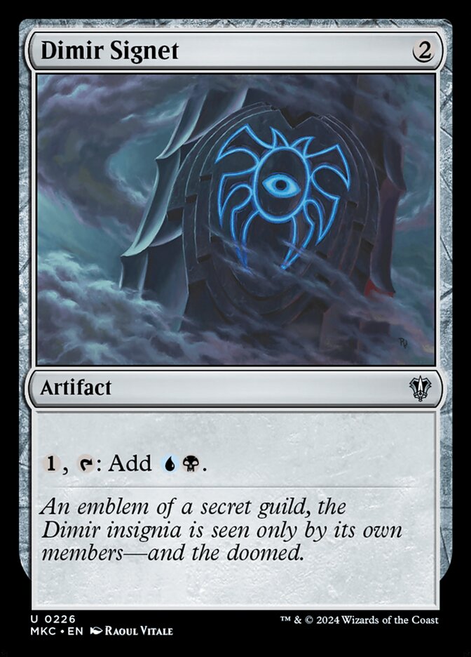 Dimir Signet (226) - Murders at Karlov Manor Commander (MKC)