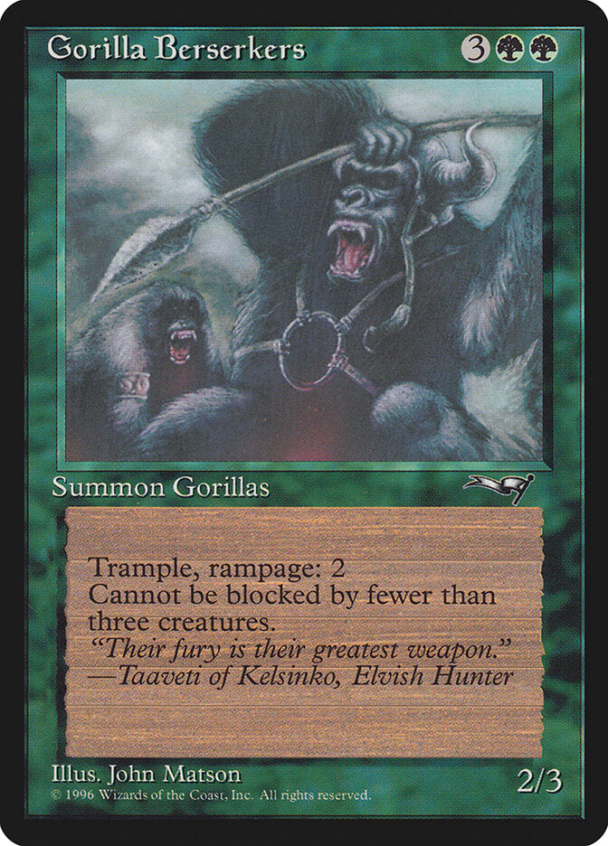 Gorilla Berserkers (93a) - Alliances (ALL)