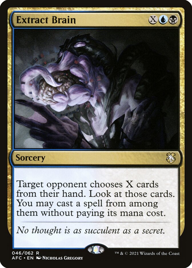 Extract Brain (46) - Forgotten Realms Commander (AFC)