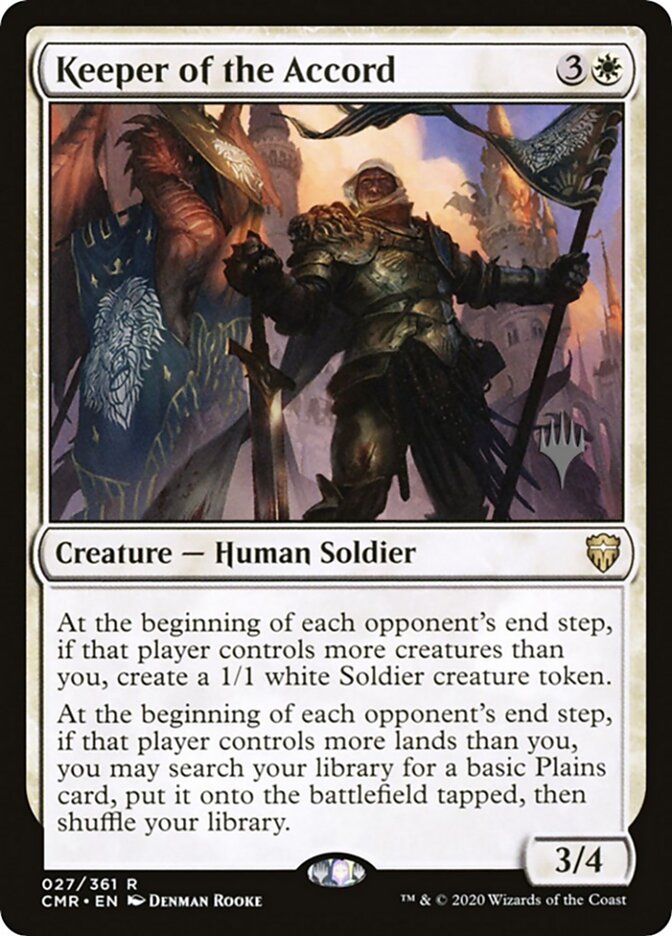 Keeper of the Accord (27p) - Commander Legends Promos (PCMR)