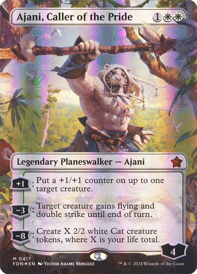 Ajani, Caller of the Pride (417) - Foundations (FDN)