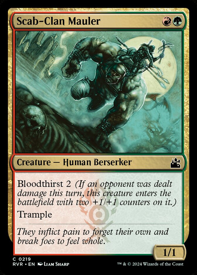 Scab-Clan Mauler (219) - Ravnica Remastered (RVR)