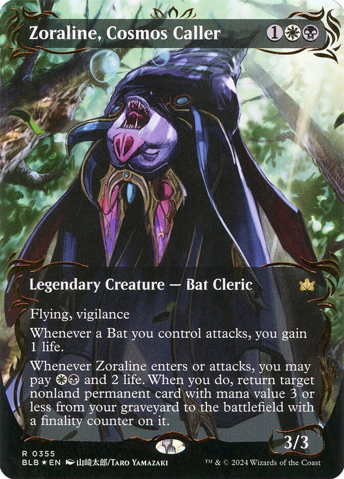 Zoraline, Cosmos Caller (355) - Bloomburrow (BLB)
