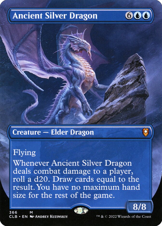 Ancient Silver Dragon (366) - Commander Legends: Battle for Baldur's Gate (CLB)
