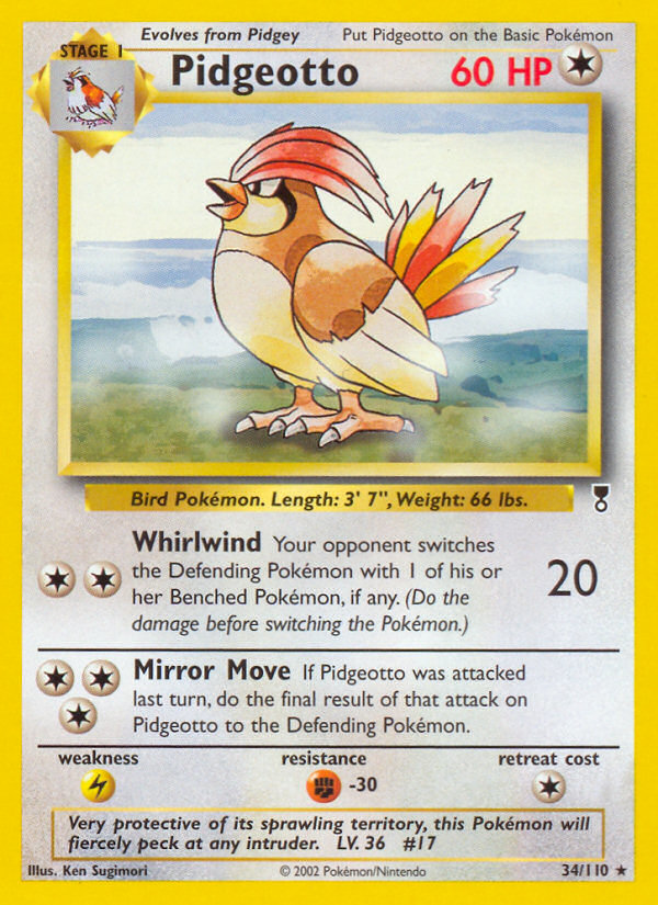 Pidgeotto (34/110) - Legendary Collection (LC)