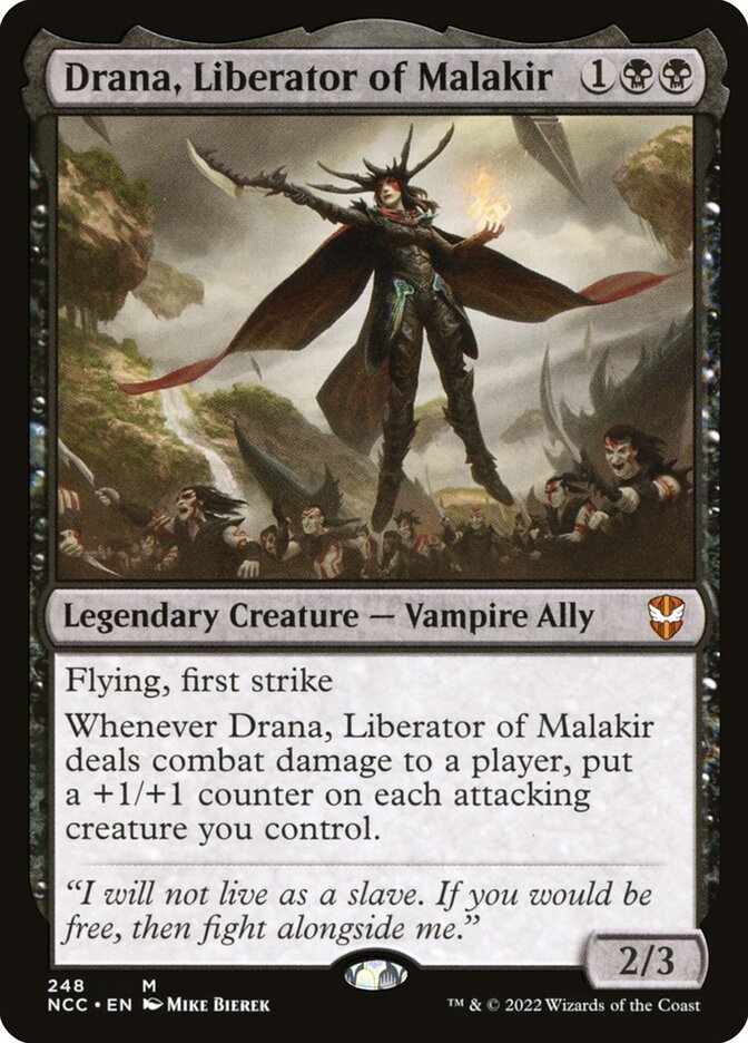 Drana, Liberator of Malakir (248) - New Capenna Commander (NCC)