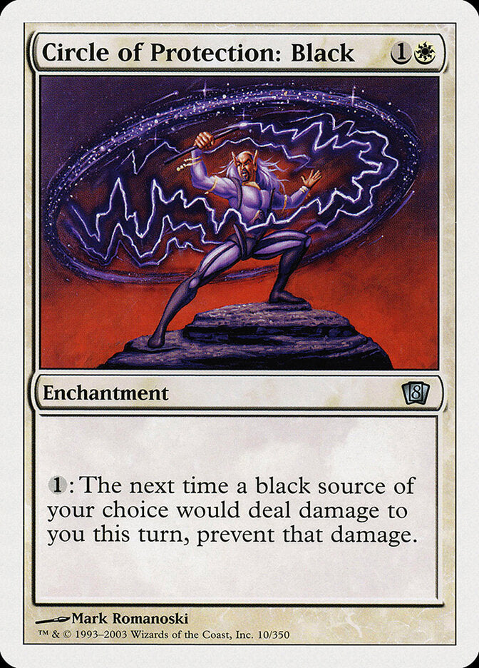 Circle of Protection: Black (10) - Eighth Edition (8ED)