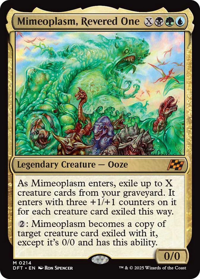 Mimeoplasm, Revered One - Aetherdrift (DFT)