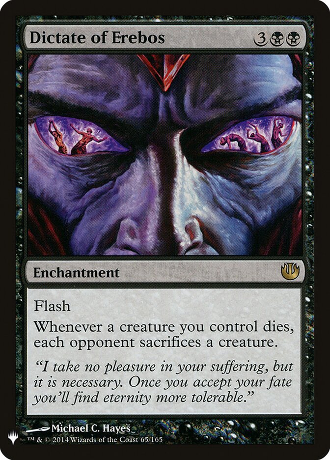 Dictate of Erebos (JOU-65) - The List (PLST)