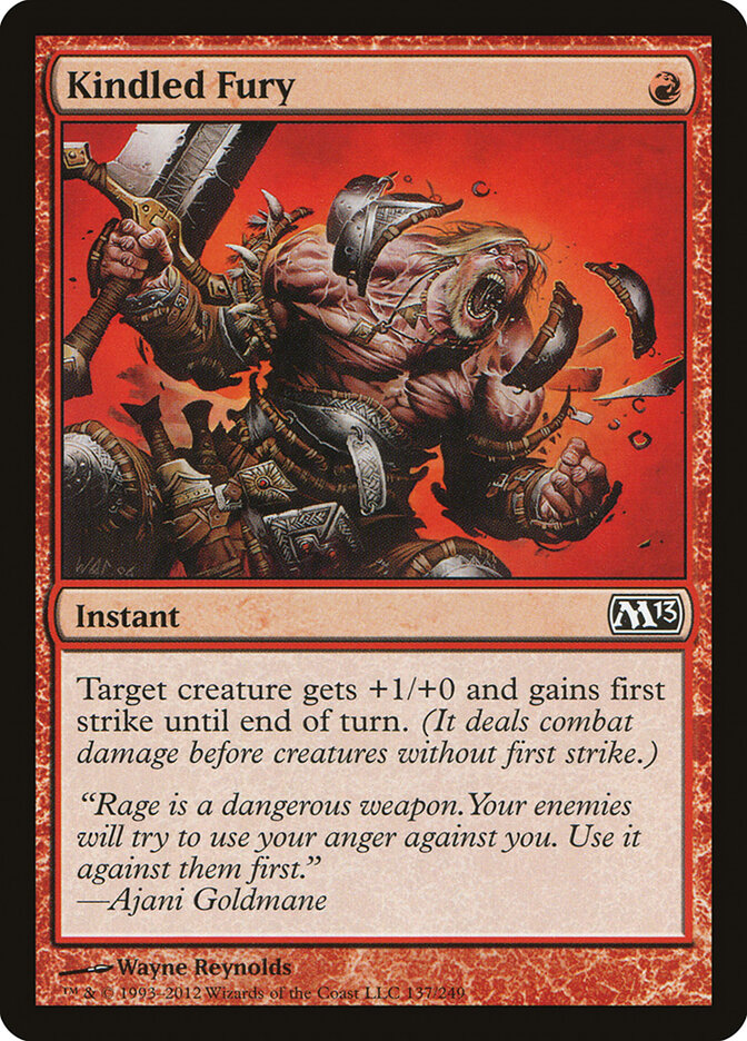 Kindled Fury (137) - Magic 2013 (M13)