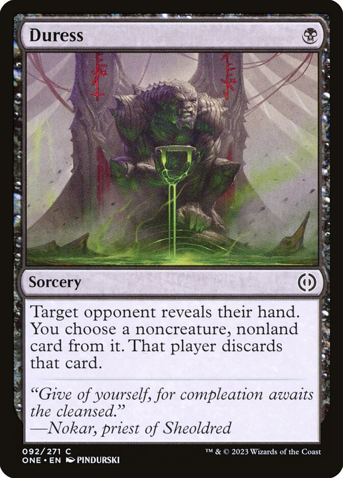Duress (92) - Phyrexia: All Will Be One (ONE)