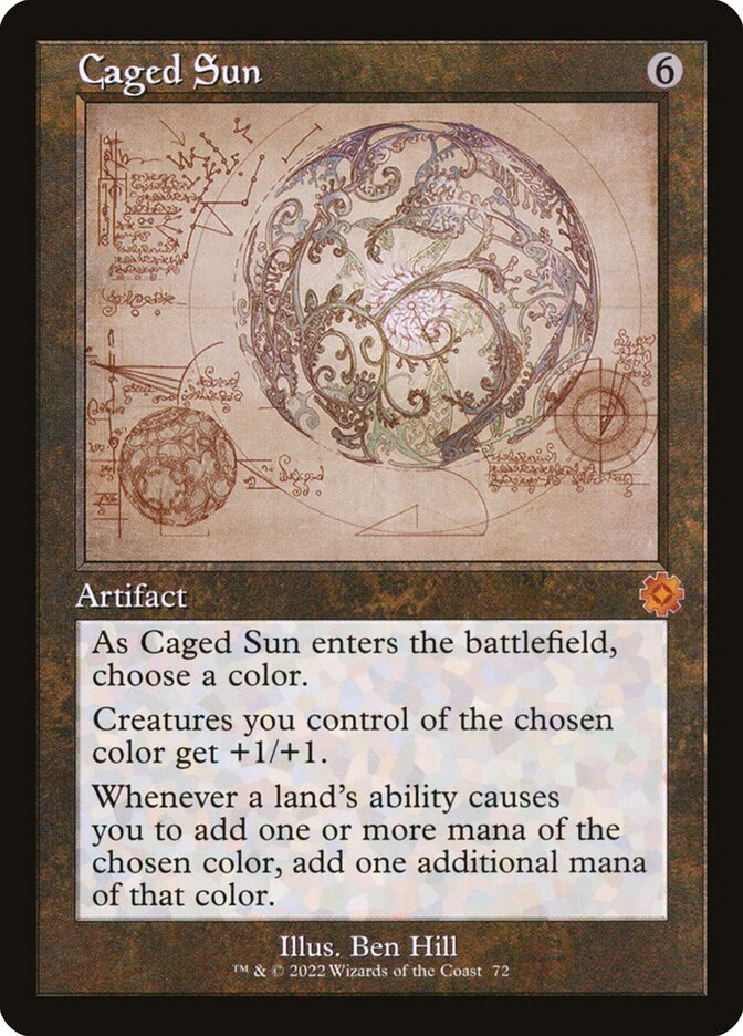 Caged Sun (72) - The Brothers' War Retro Artifacts (BRR)