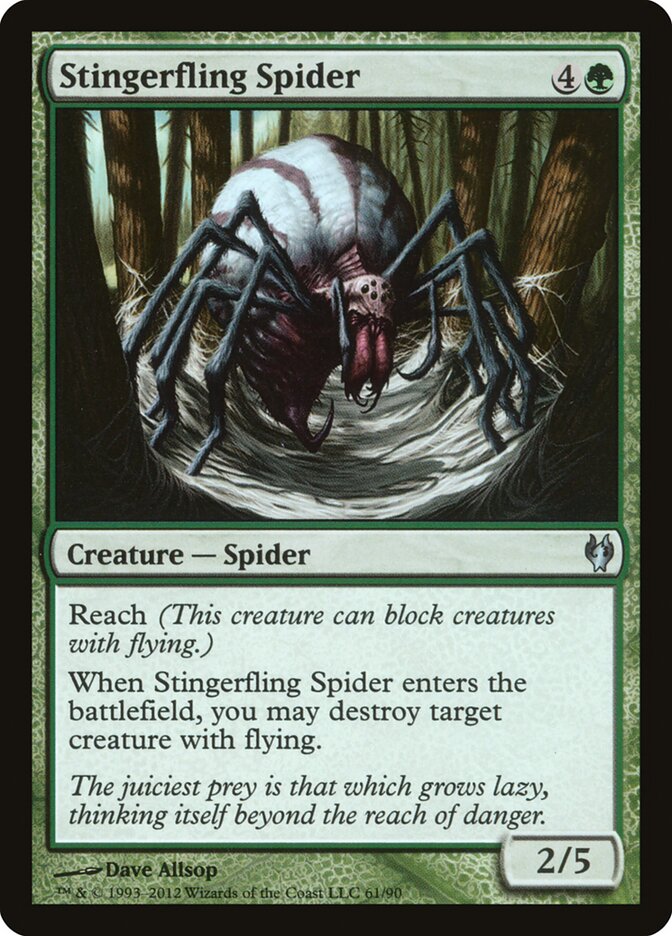 Stingerfling Spider (61) - Duel Decks: Izzet vs. Golgari (DDJ)