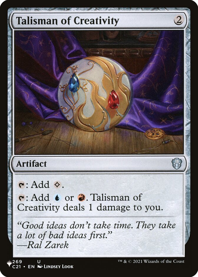 Talisman of Creativity (C21-269) - The List (PLST)