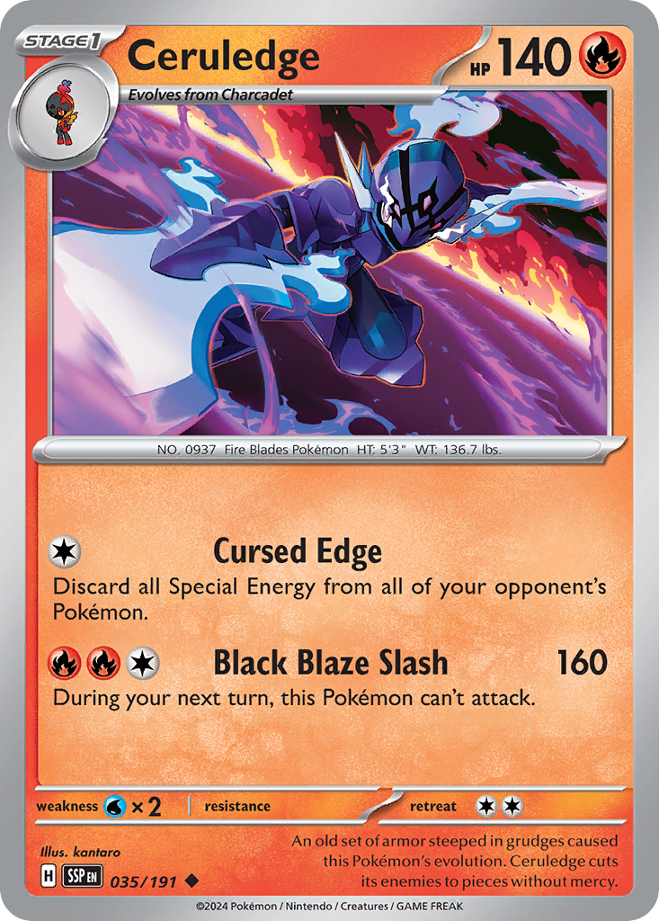 Ceruledge (35/191) - Surging Sparks (SSP)