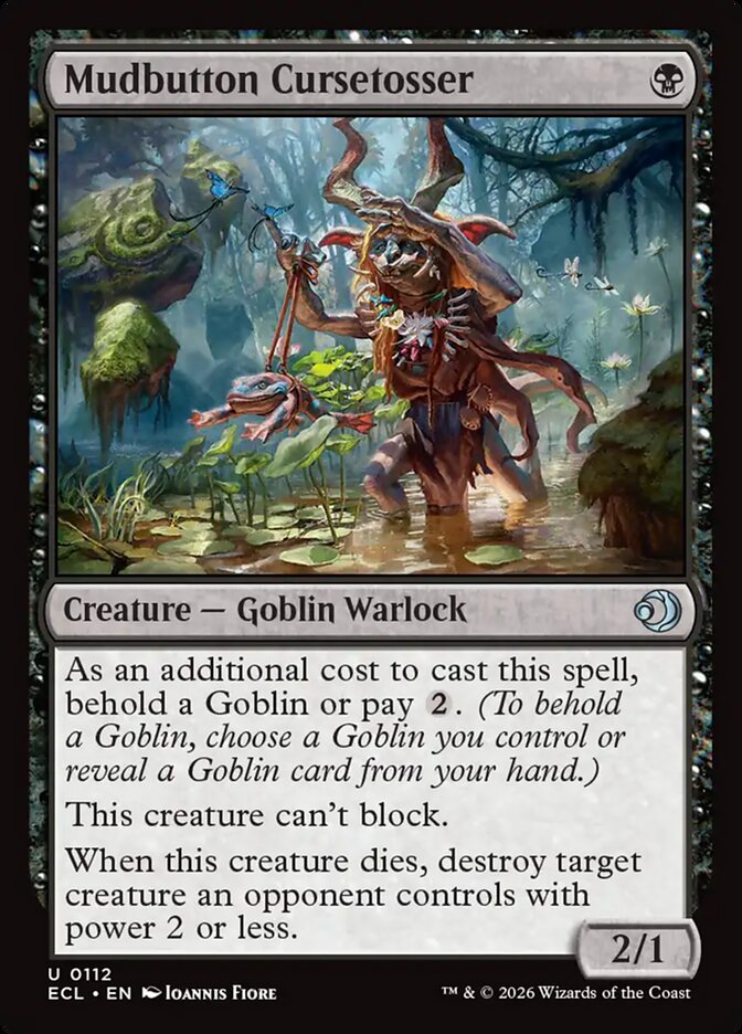 Mudbutton Cursetosser (112) - Lorwyn Eclipsed (ECL)