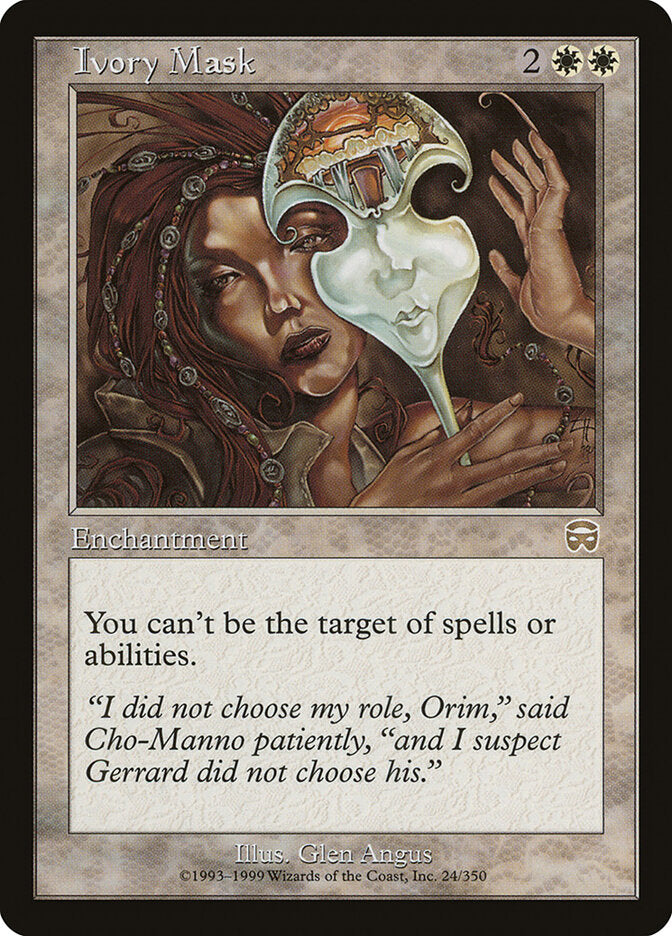 Ivory Mask (24) - Mercadian Masques (MMQ)