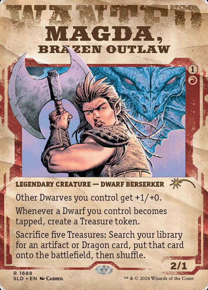 Magda, Brazen Outlaw (1688) - Secret Lair Drop (SLD)