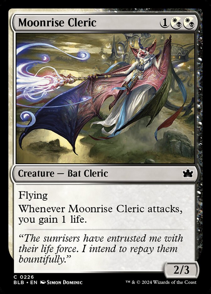 Moonrise Cleric (226) - Bloomburrow (BLB)