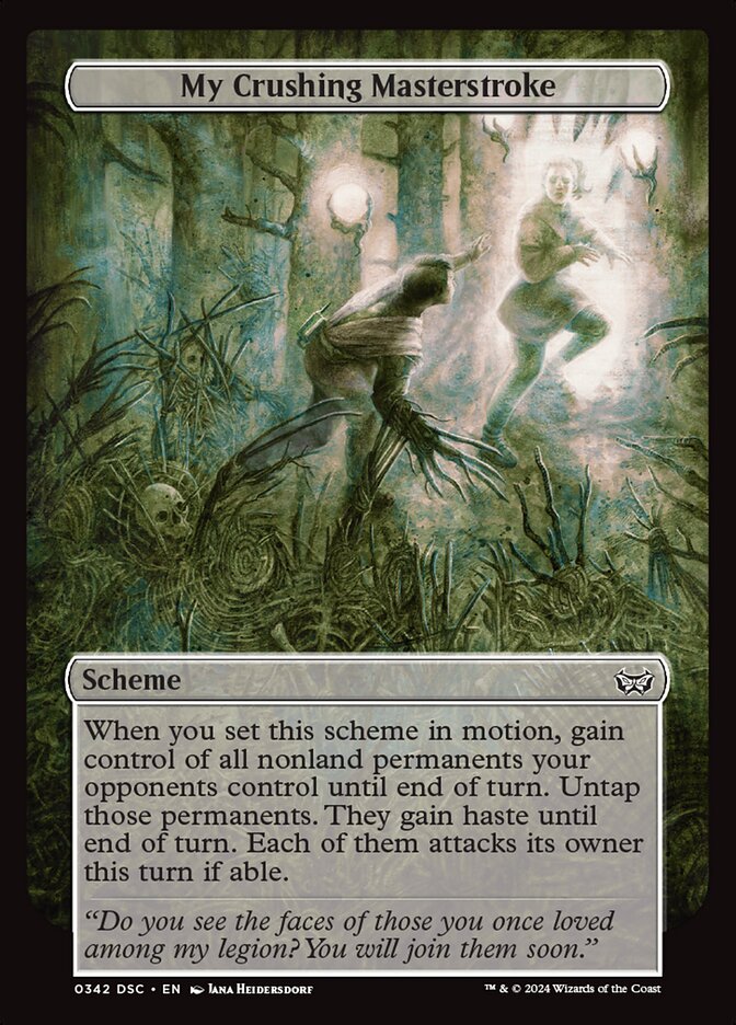 My Crushing Masterstroke (342) - Duskmourn: House of Horror Commander (DSC)