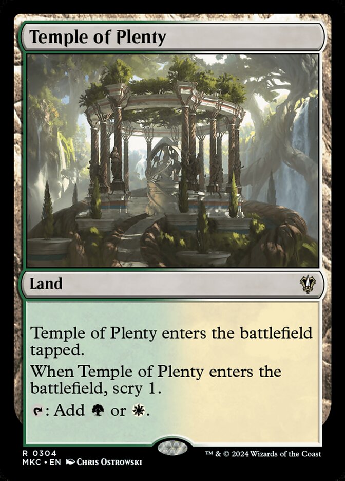 Temple of Plenty (304) - Murders at Karlov Manor Commander (MKC)