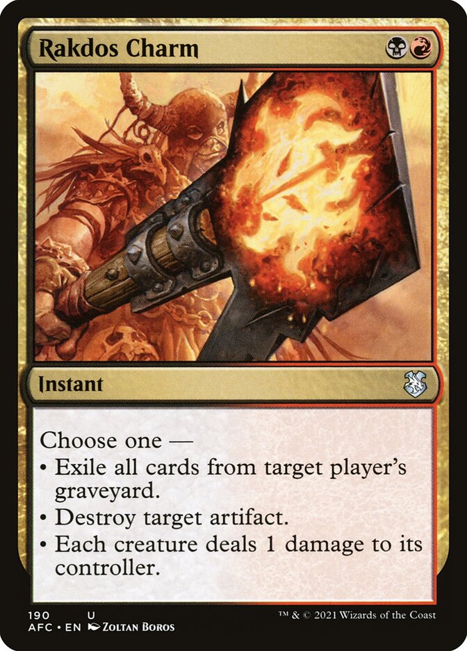 Rakdos Charm (190) - Forgotten Realms Commander (AFC)