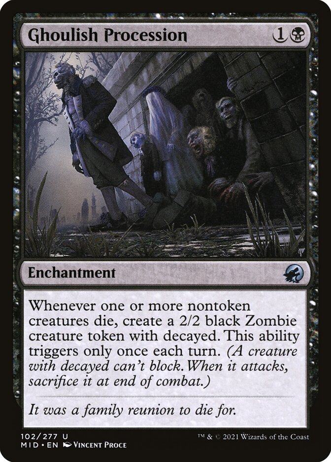 Ghoulish Procession (102) - Innistrad: Midnight Hunt (MID)