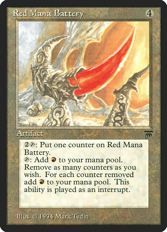 Red Mana Battery (291) - Legends (LEG)