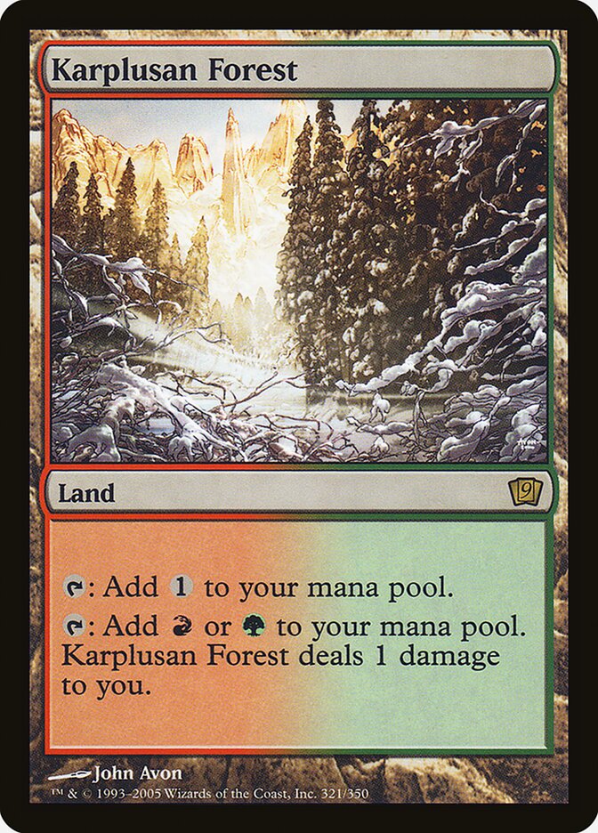 Karplusan Forest (321) - Ninth Edition (9ED)