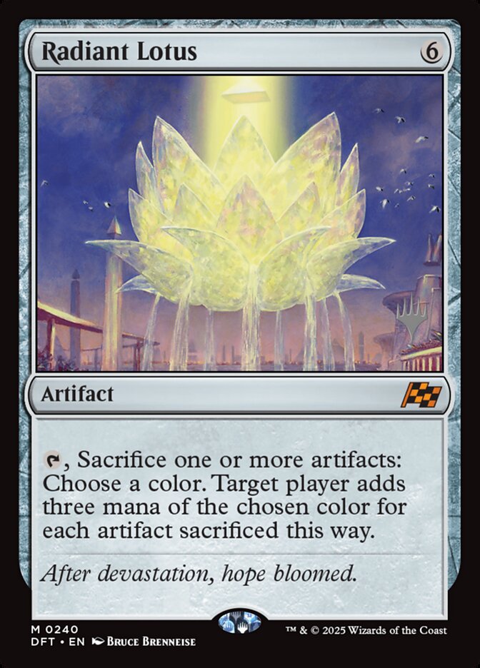 Radiant Lotus (240p) - Aetherdrift Promos (PDFT)