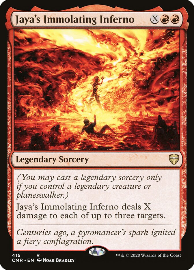 Jaya's Immolating Inferno (415) - Commander Legends (CMR)