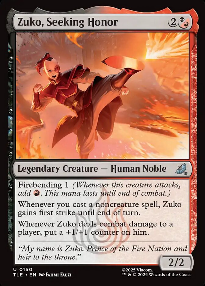 Zuko, Seeking Honor (150) - Avatar: The Last Airbender Eternal (TLE)
