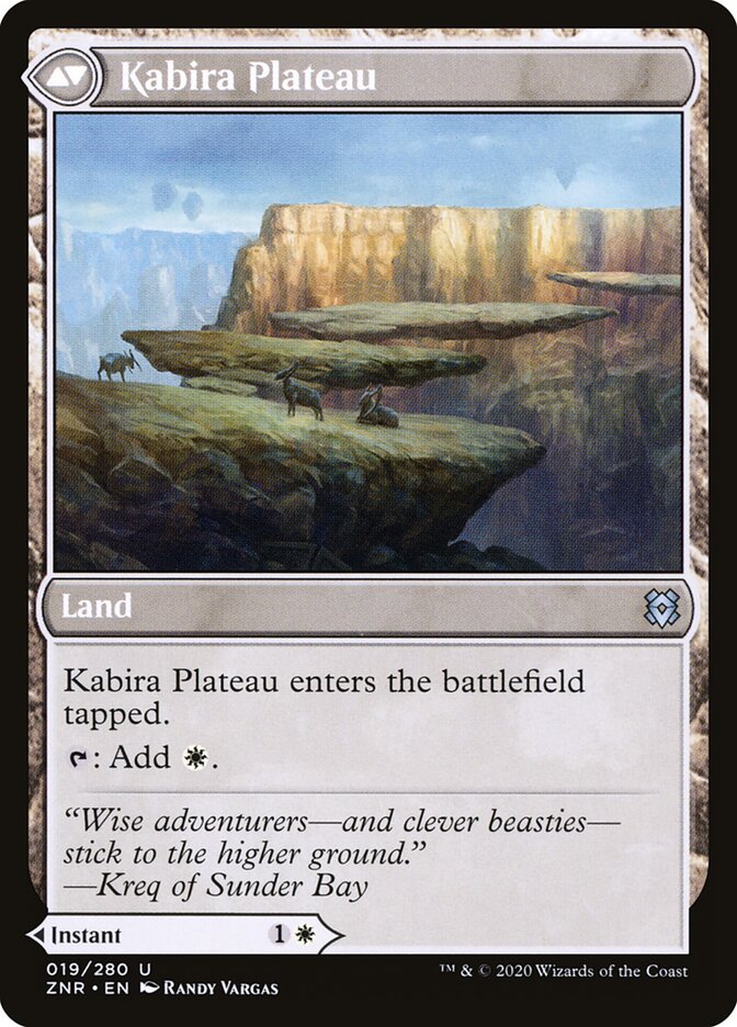Kabira Takedown // Kabira Plateau (19) - Zendikar Rising (ZNR)