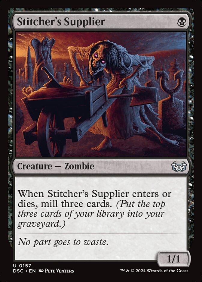 Stitcher's Supplier (157) - Duskmourn: House of Horror Commander (DSC)