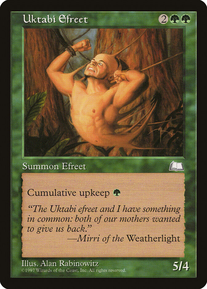 Uktabi Efreet (143) - Weatherlight (WTH)